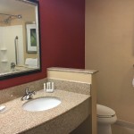 Hotel bathroom Courtyard Marriott